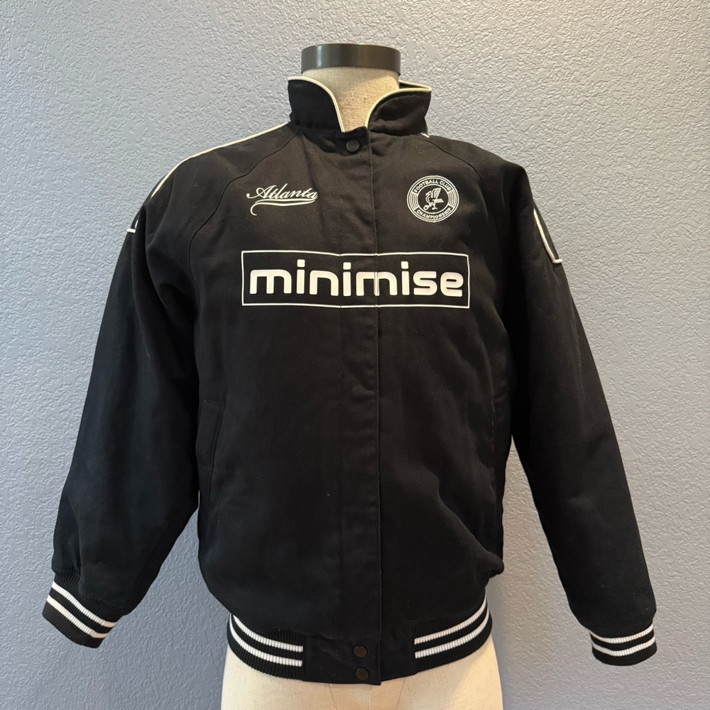 H&M Divided Varsity Style Bomber Motif Jacket